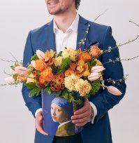 Мужская композиция из цветов Романтик